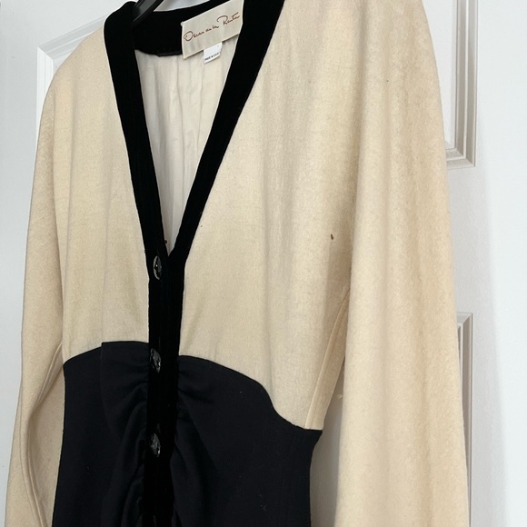 Vintage Oscar de la Renta Wool Dress